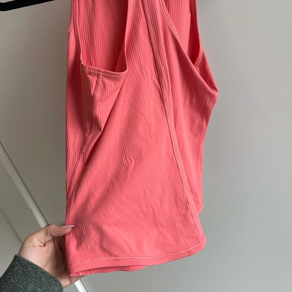 Lululemon Coral Racerback Tank Top